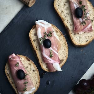 Skinka Lufttorkad Tryffel