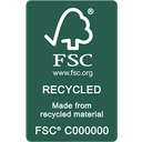 FSC Forest Steward Council 100 percent