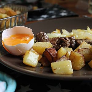 Potatis Tärnad Fryst