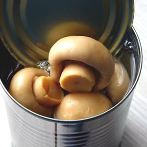 Champinjoner Konserverade Hela