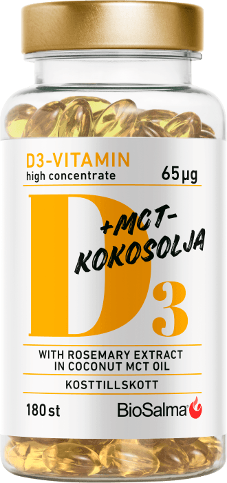D3-vitamn i MCT-kokosolja