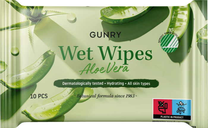 Våtservetter Aloe Vera