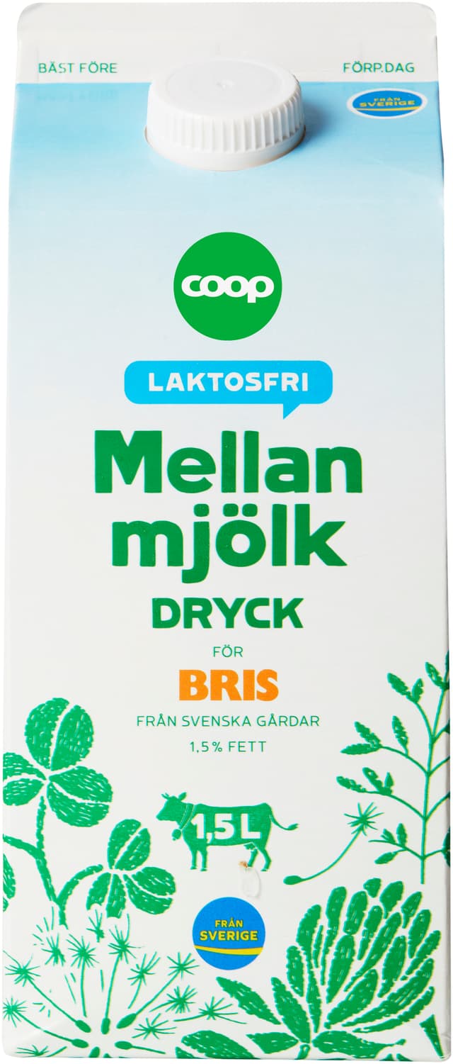 Laktosfri Mellanmjölk