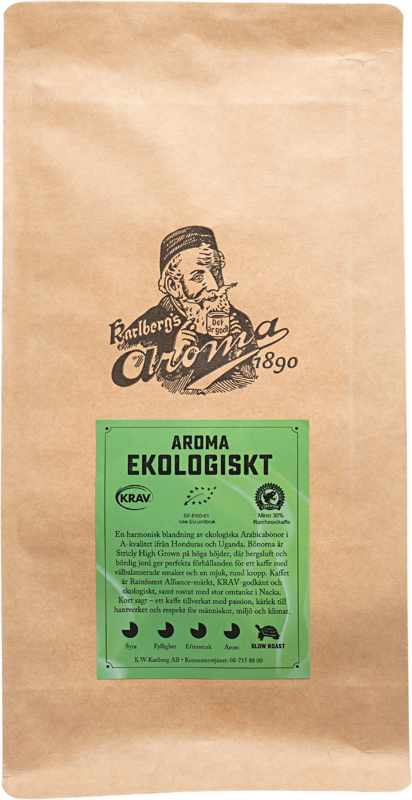 Kaffe Aroma Hela Bönor EKO KRAV