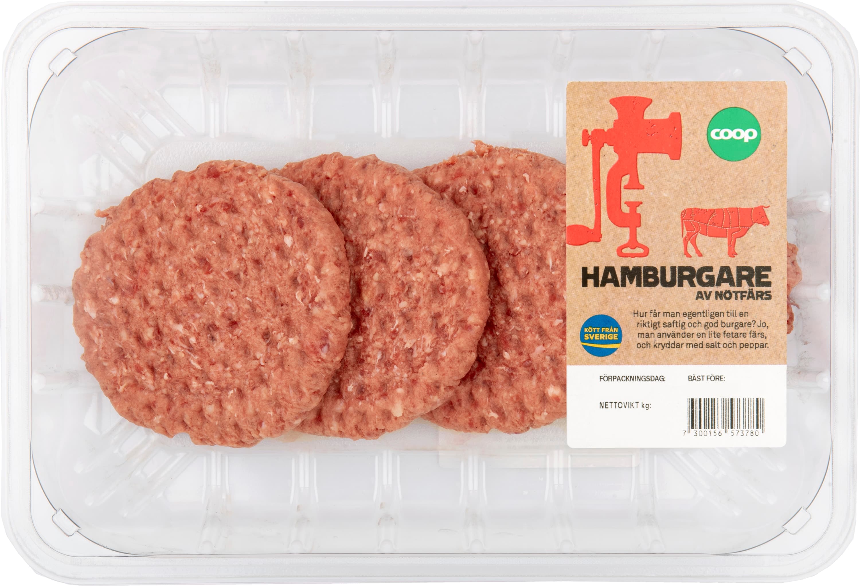 Hamburgare 4-p