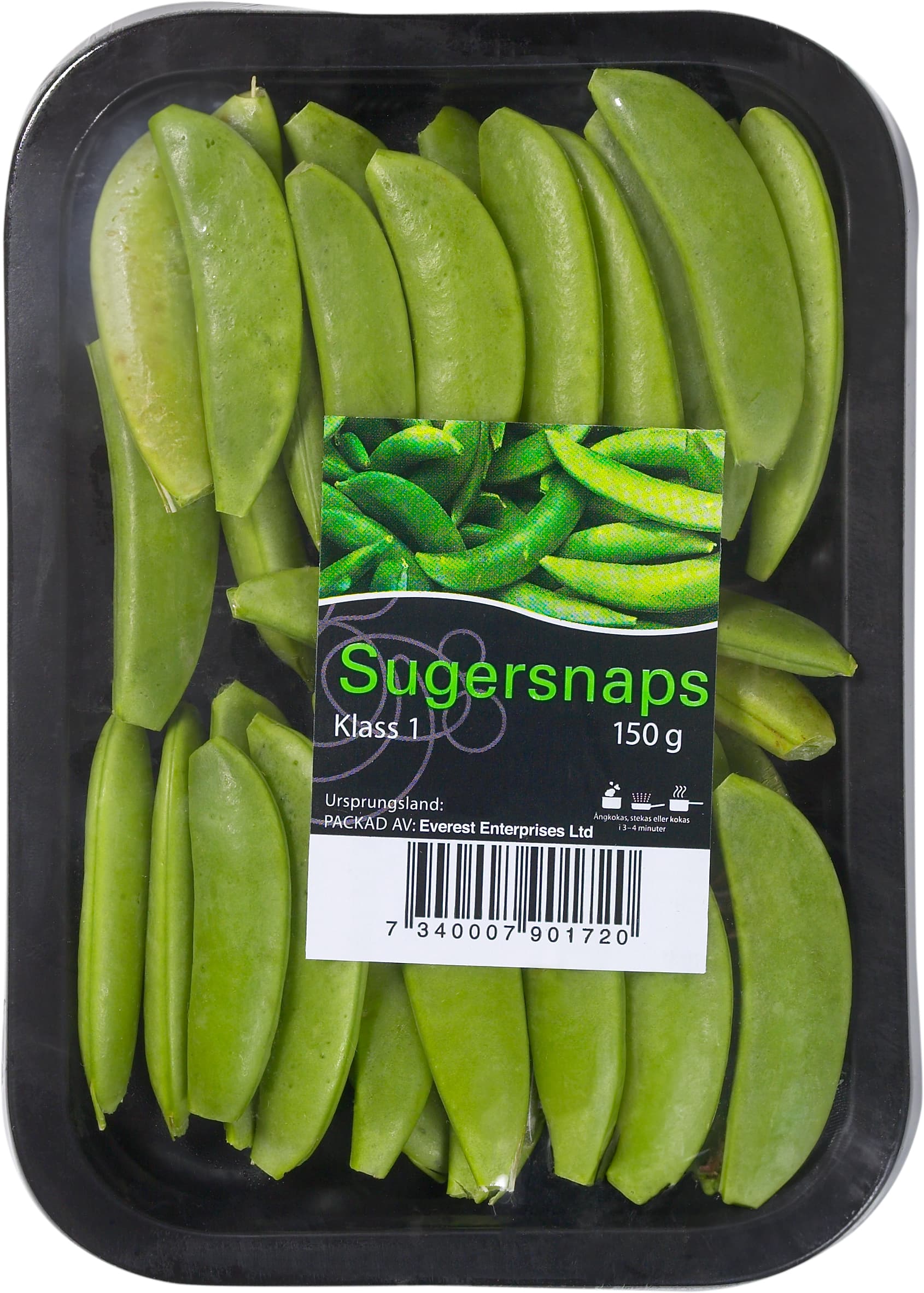 Ärtor Sugarsnap Klass 1