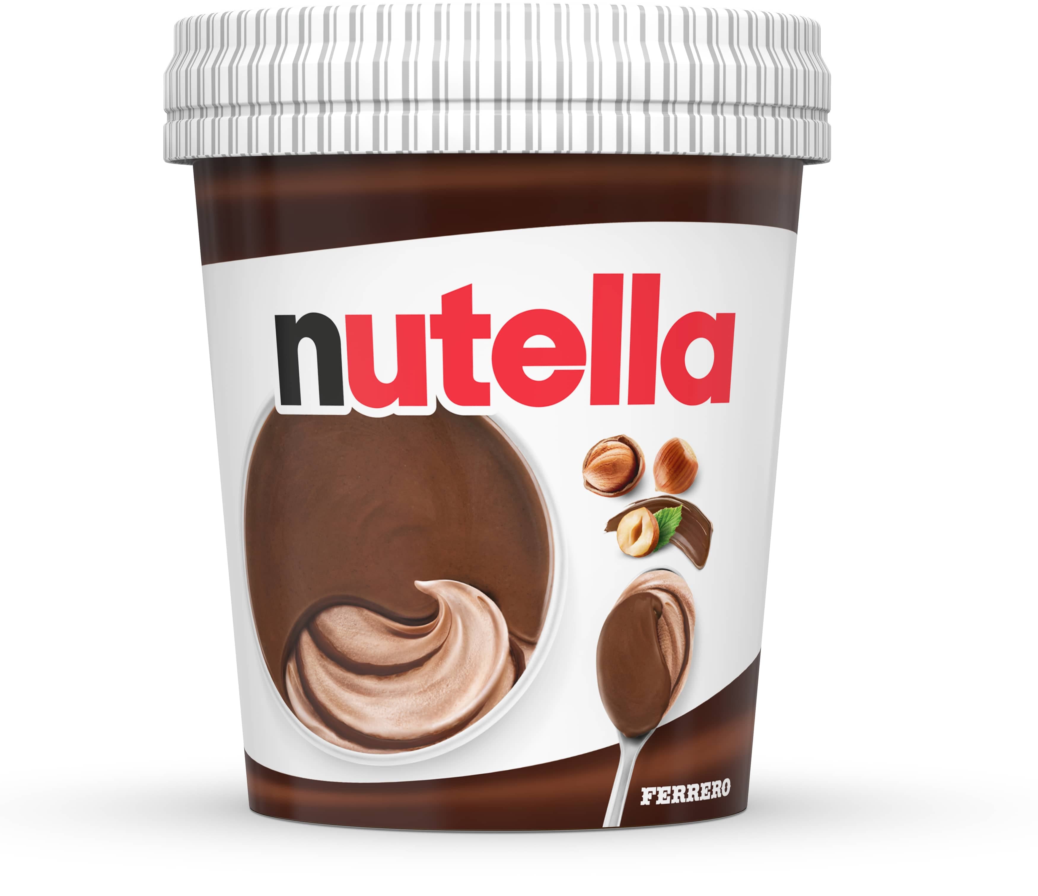 Nutella hasselnötsglass