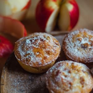 Muffins Äpple Glutenfria