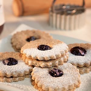 Kex med Syltfyllning