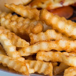 Pommes Frites Räfflade