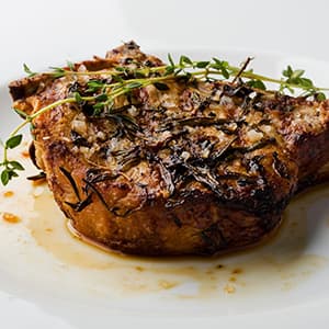 Fläskkotlett Skivad Med Ben