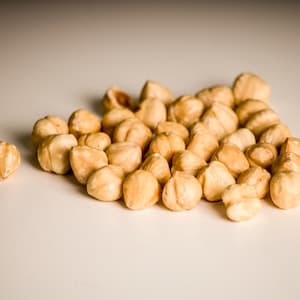 Macadamianötter Osaltade