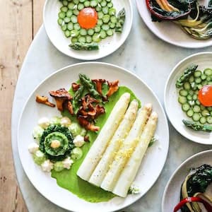 Sparris Vit Hel Konserverad