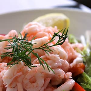 Räkor Skalade i Lag