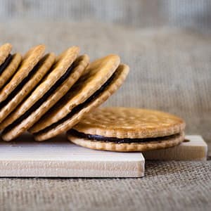 Kex med Chokladfyllning