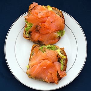 Lax Kallrökt Skivad