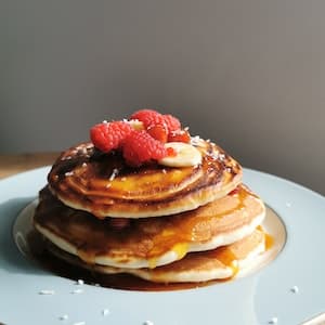 Pannkakor Amerikanska Gräddade