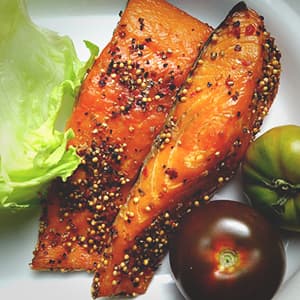 Lax Varmrökt Peppar