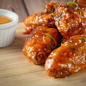 Kycklingvingar Förkryddade