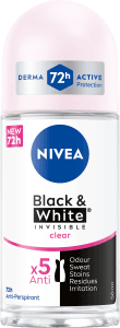 Deodorant Roll On 72h Black & White Original anti-stain