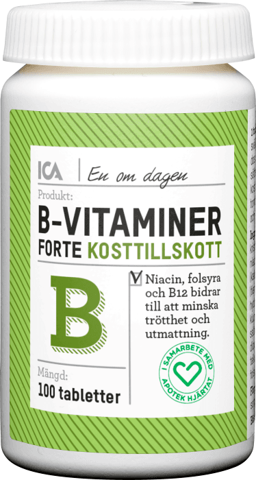 B-Vitaminer Forte Kosttillskott