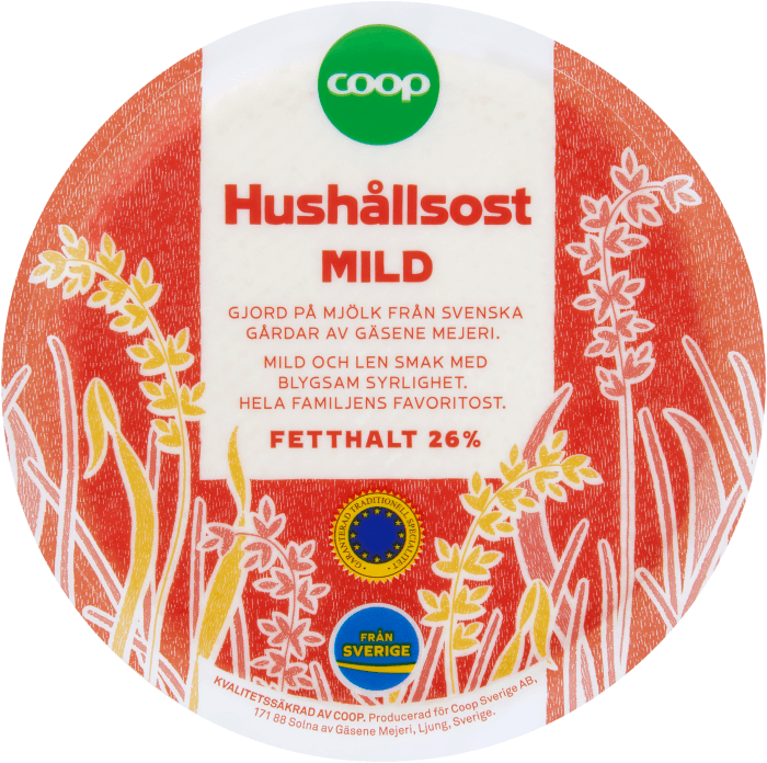 Hushållsost Mild