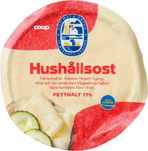 Hushållsost 17%