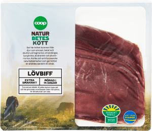 Lövbiff Skivad Naturbeteskött