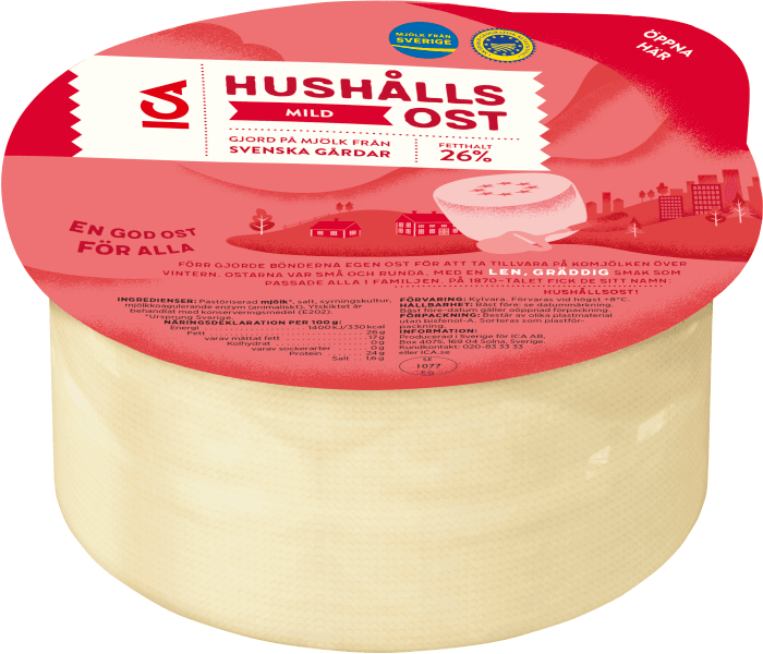 Hushållsost mild