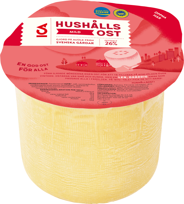 Hushållsost mild