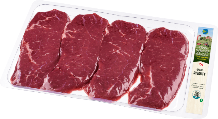 Ryggbiff Färsk Skivad