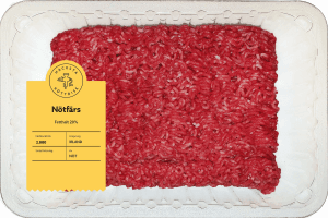 Nötfärs Färsk 20% import