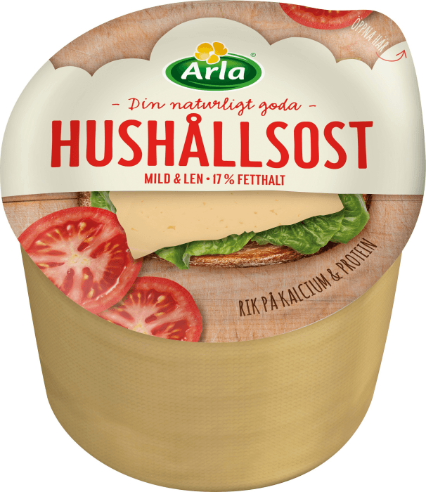 Hushållsost mild 17%