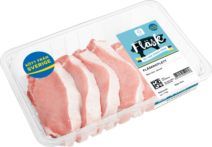 Kotlett med Ben Skivad