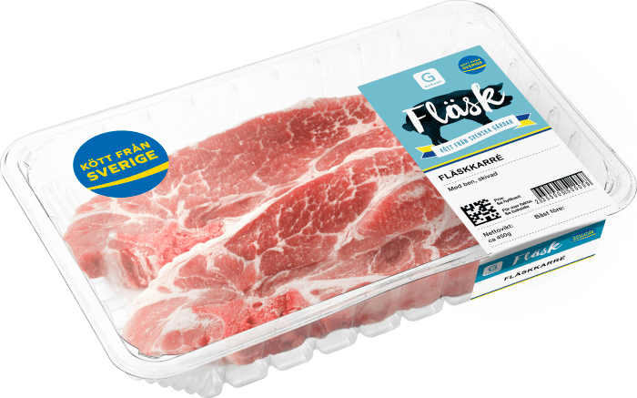 Fläskkarré med Ben Skivad Sverige