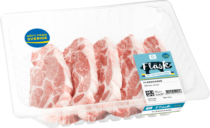Fläskkarré med Ben Skivad Sverige