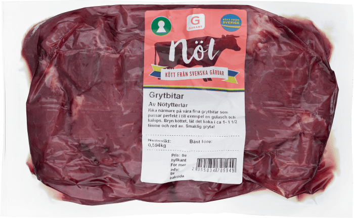 Grytbitar av Nötytterlår