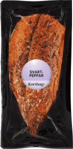 Varmrökt Makrillfilé Svartpeppar 2-p