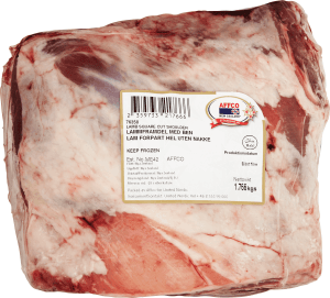 Lammframdel med Ben Fryst Nya Zeeland