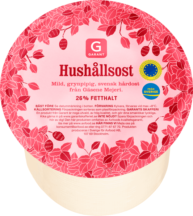 Hushållsost 26%