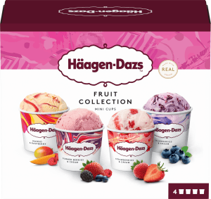 Glass Fruit Collection 4-pack