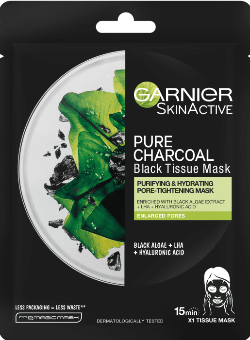 Tissue Mask Pure Charcoal Purifying & Hydrating 1-p