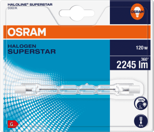 Halogen Superstar Lång 120W R7S