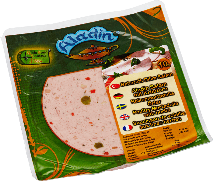 Baharatli Dili Kalkon & Mortadella Skivad