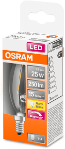 LED Kronlampa 25W E14