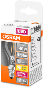 Klotlampa LED 40W E14