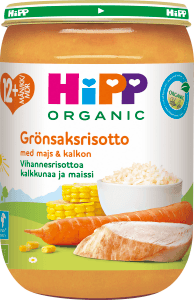 Grönsaksrisotto med Majs & Kalkon 12 mån EKO