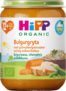 Bulgur med Grönsaker & Kalkon 12M