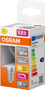 Led Klotlampa 470lm E14 40w Dimmable Warm White