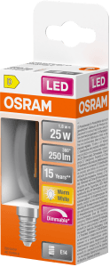 Led Kronlampa 250lm E14 25w Dimmable Warm White